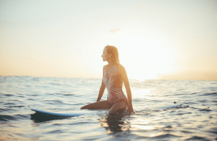 Woman Surfing